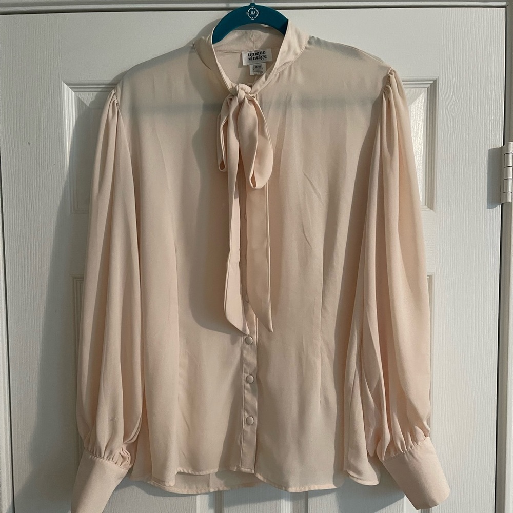 Unique Vintage Long Sleeve Blouse